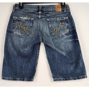 BKE Women's Blue Denim Shorts